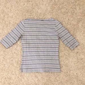 Sisley - Striped 3/4 Sleeve Shirt